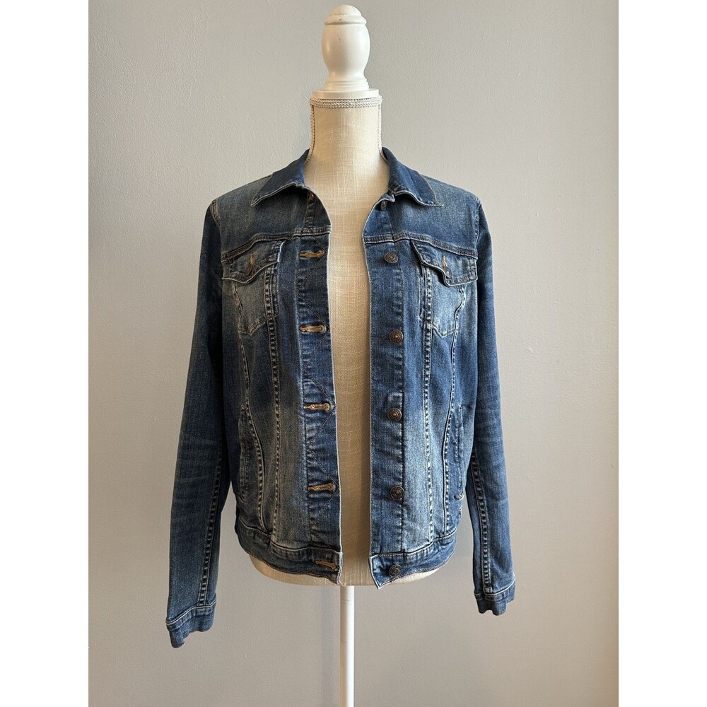 Just USA jean jacket Size Large 98% Cotton
